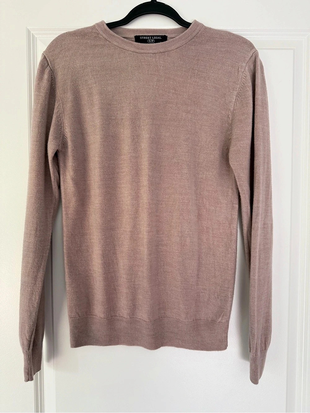 Street Legal Crew Neck Sweater in Pink Size Small